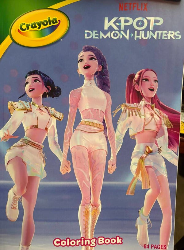 Crayola K-Pop Demon Hunters Coloring Book