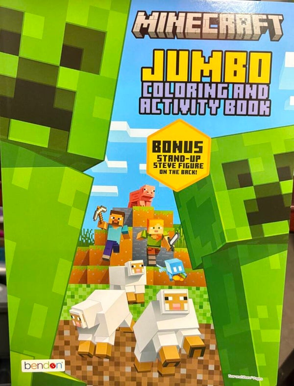 Minecraft Jumbo Coloring & Activity Book (Bendon)