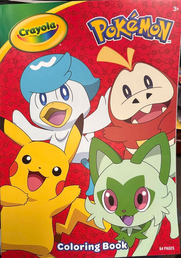 Crayola Pokemon Coloring Book