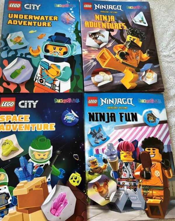 Lego and Ninjago Stickertivity Sticker Activity Books
