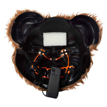 Scary Bear - LED Haunted Animal Mask Halloween Costume | Learning