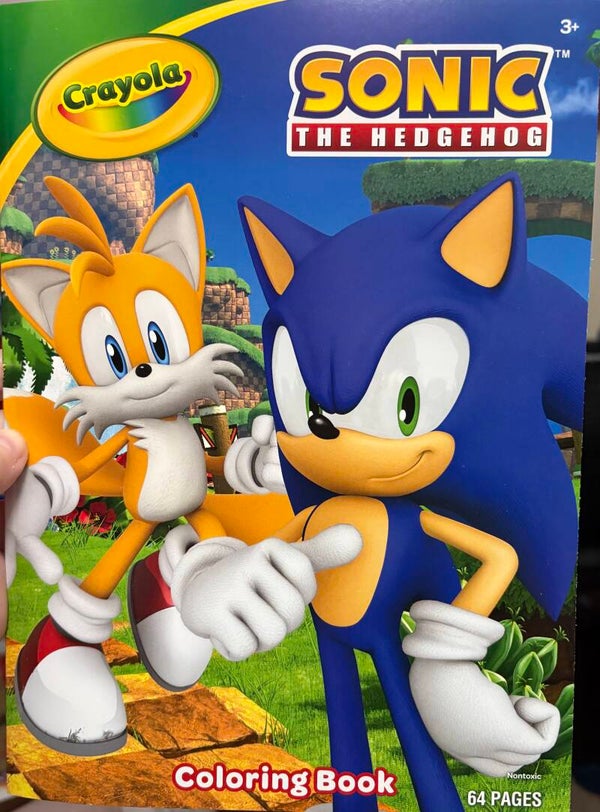Crayola Sonic the Hedgehog Coloring Book