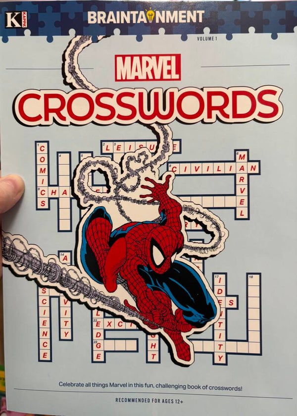 Marvel Crosswords Volume 1 activity book