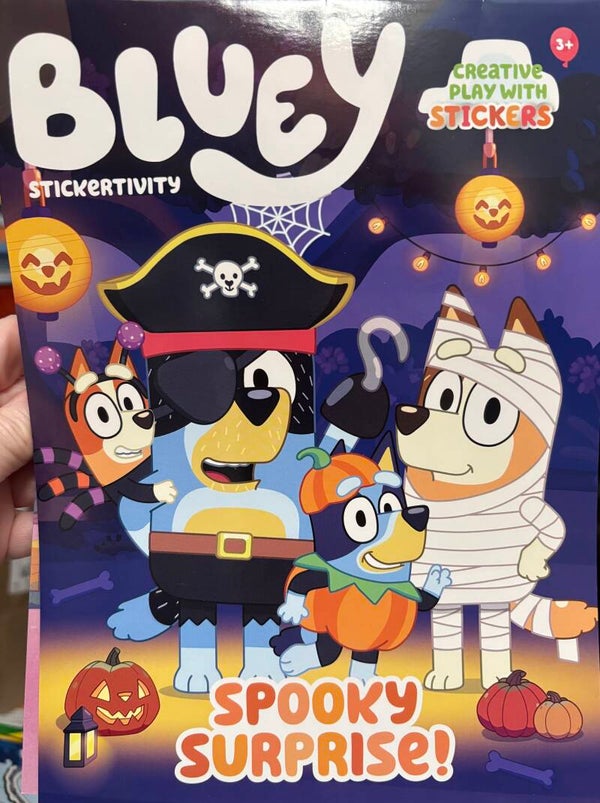 Bluey Spooky Surprise! Stickertivity activity book