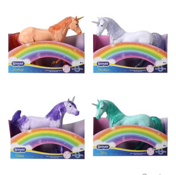 Breyer® Toy Unicorn - Sparkle series (Nova, Celeste