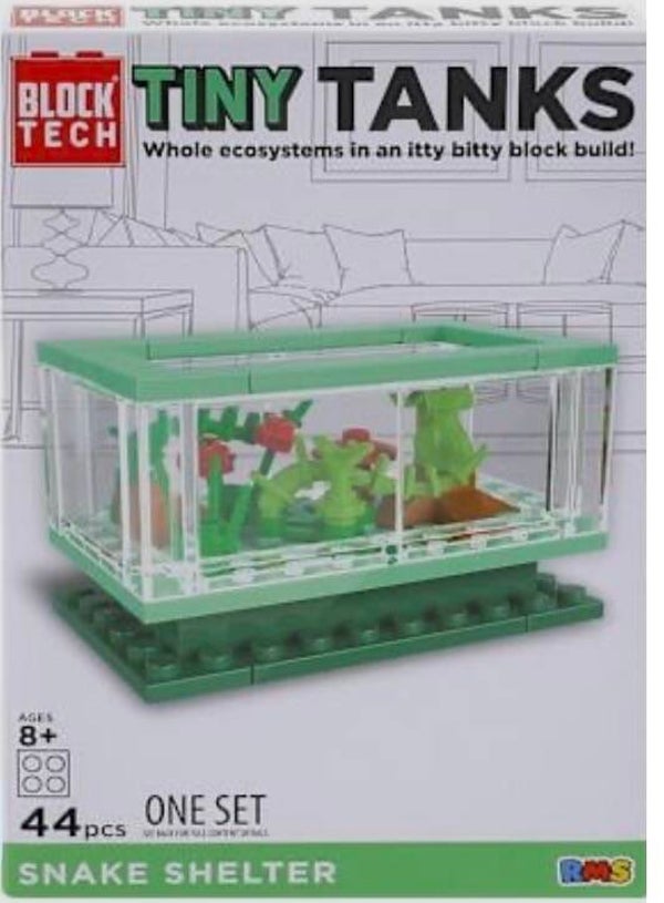 Block Tech Tiny Tanks Block Set - Snake Shelter