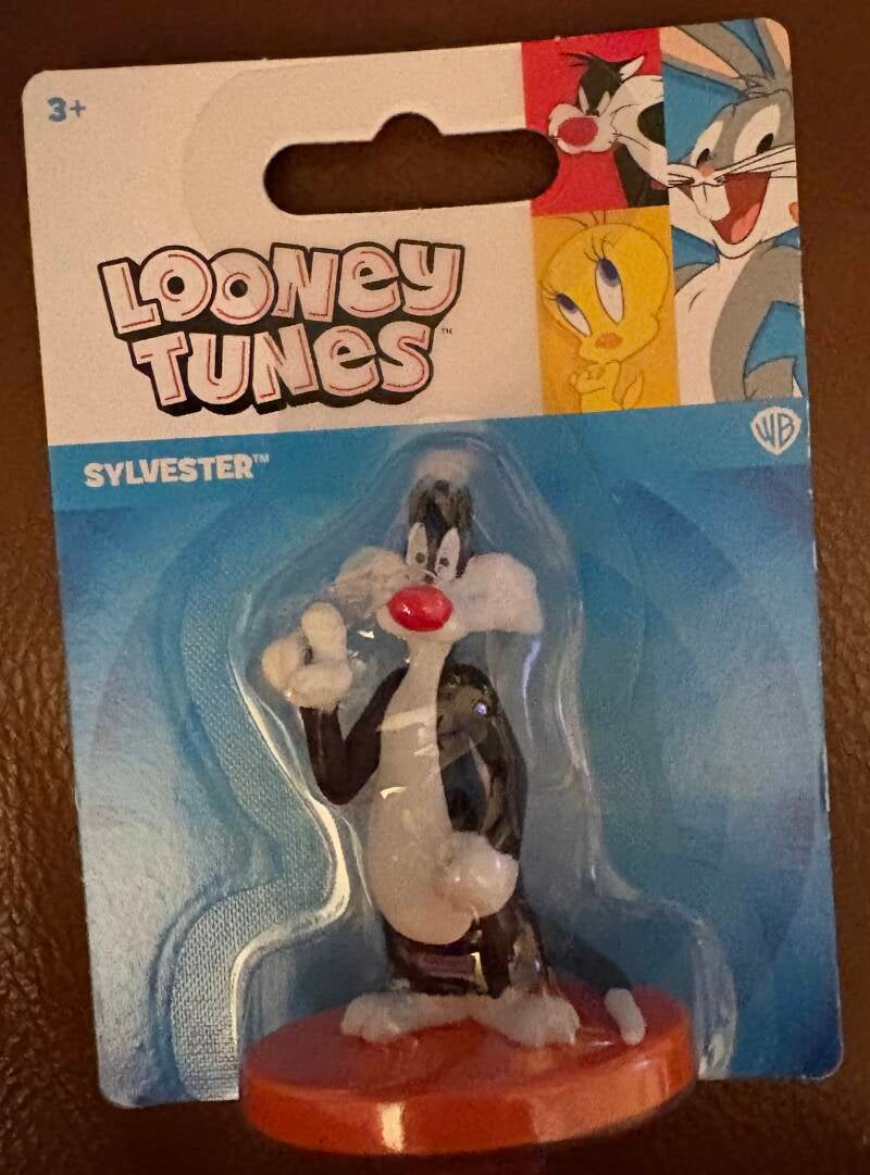 Looney Tunes Mini Toy Figure - Sylvester the Cat | Learning Made
