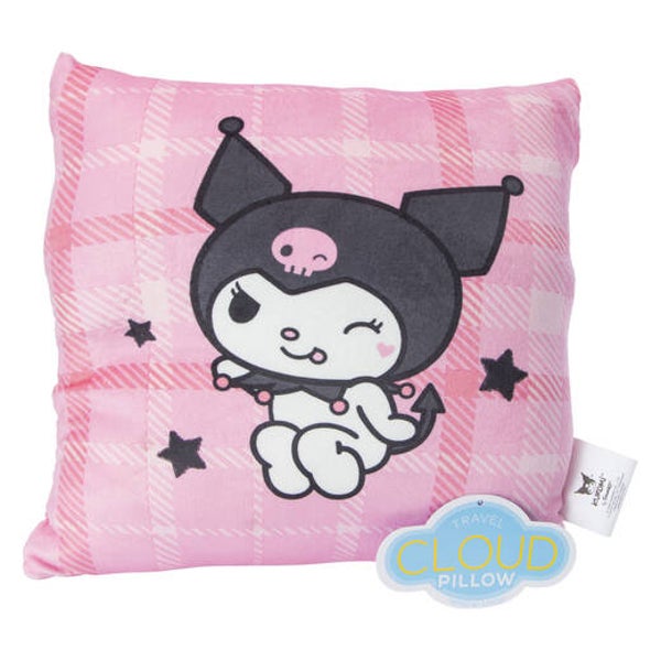 sanrio® throw pillow - Kuromi (13in x 13in)