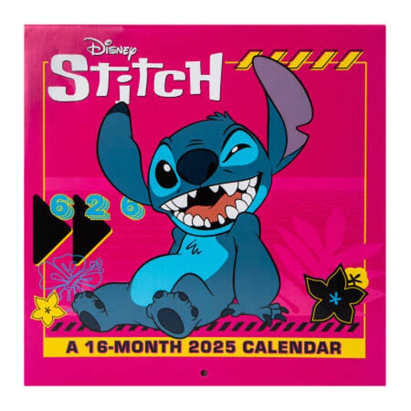 Disney's Stitch - 2025 Wall Calendar (16-Month) | Learning Made Fun With Maestra Casiano disney-s-stitch-2025-wall-calendar-16-month-learning-made-fun-with-maestra-casiano