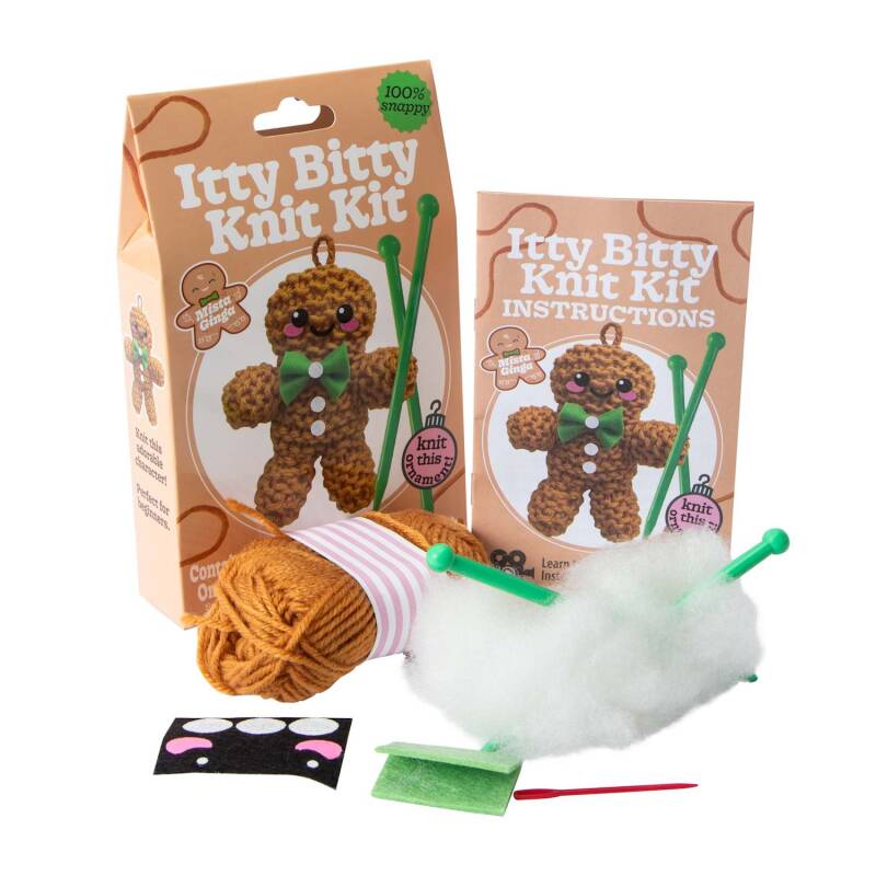 Itty Bitty Knit Kit Ornament - Mista Ginga | Learning Made Fun