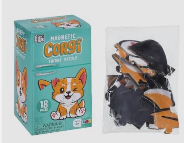 Magnetic Fridge Puzzle (18 pieces) - Puppy Dog