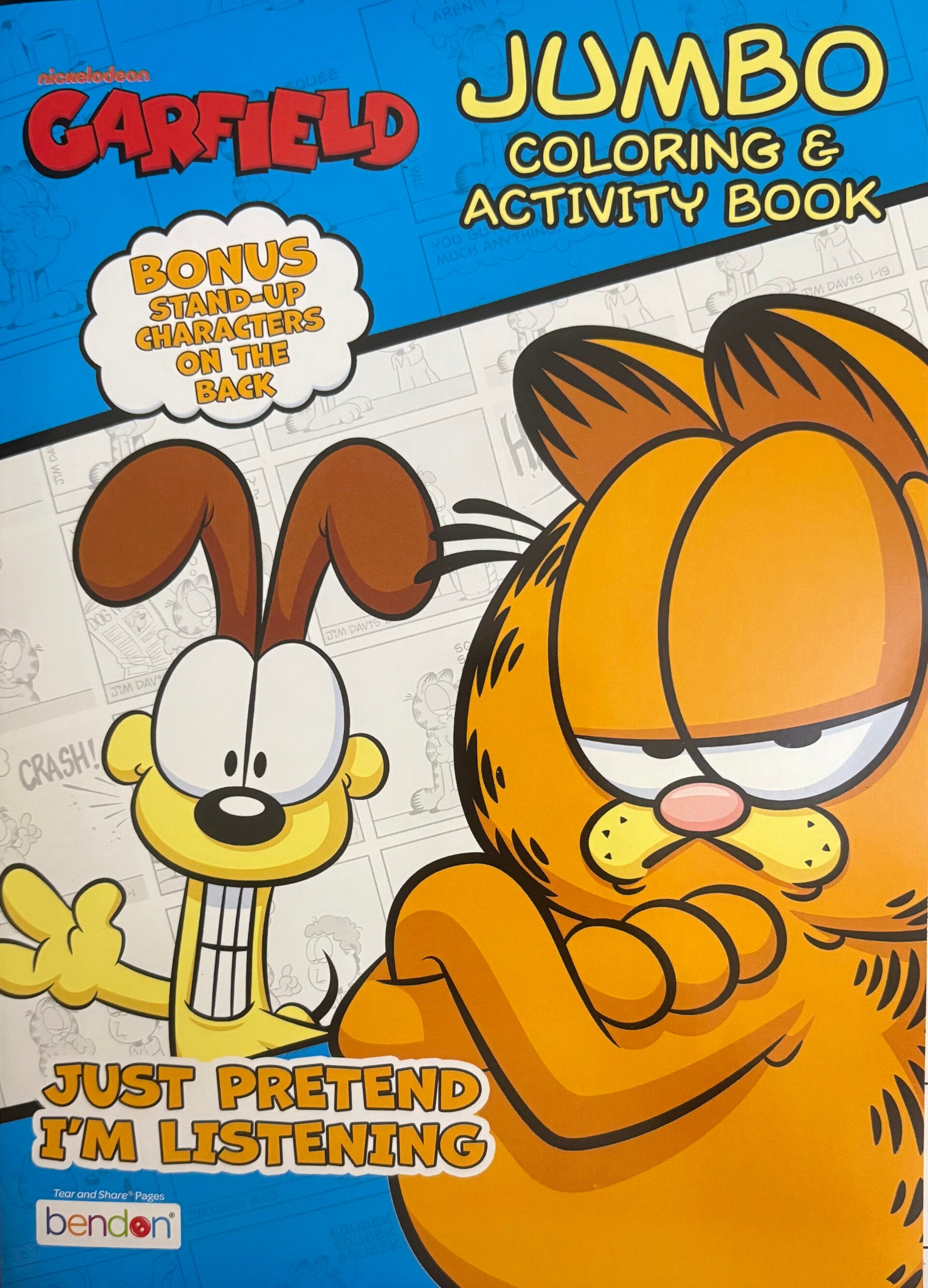 Garfield Coloring Activity Book - Just Pretend I’m Listening