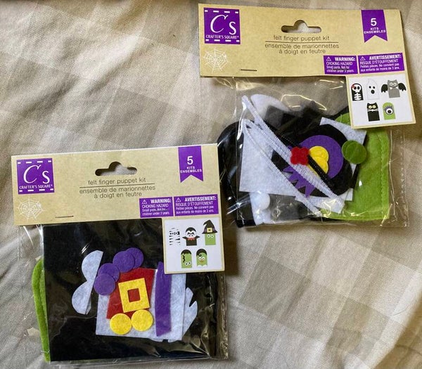 Halloween Finger Puppet Craft Kits
