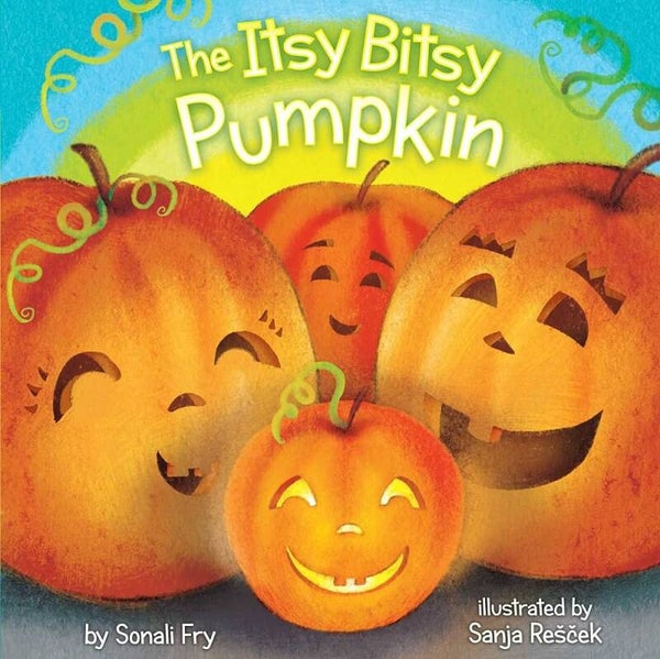The Itsy Bitsy Pumpkin (parody) board book for Halloween