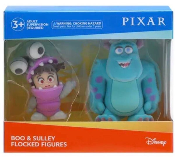 Disney PIXAR Flocked Figure Set - Sulley and Boo