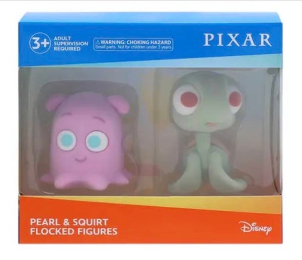 Disney PIXAR Flocked Figure Set - Squirt and Pearl
