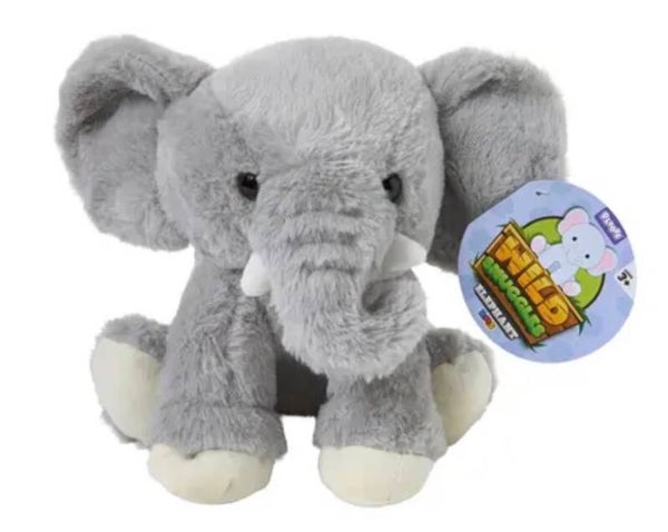 Ploofs Wild Snuggles Elephant Plush Toy