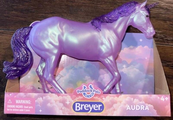Breyer Farms Paddock Pals Toy Unicorn - Iridescent Series - Audra
