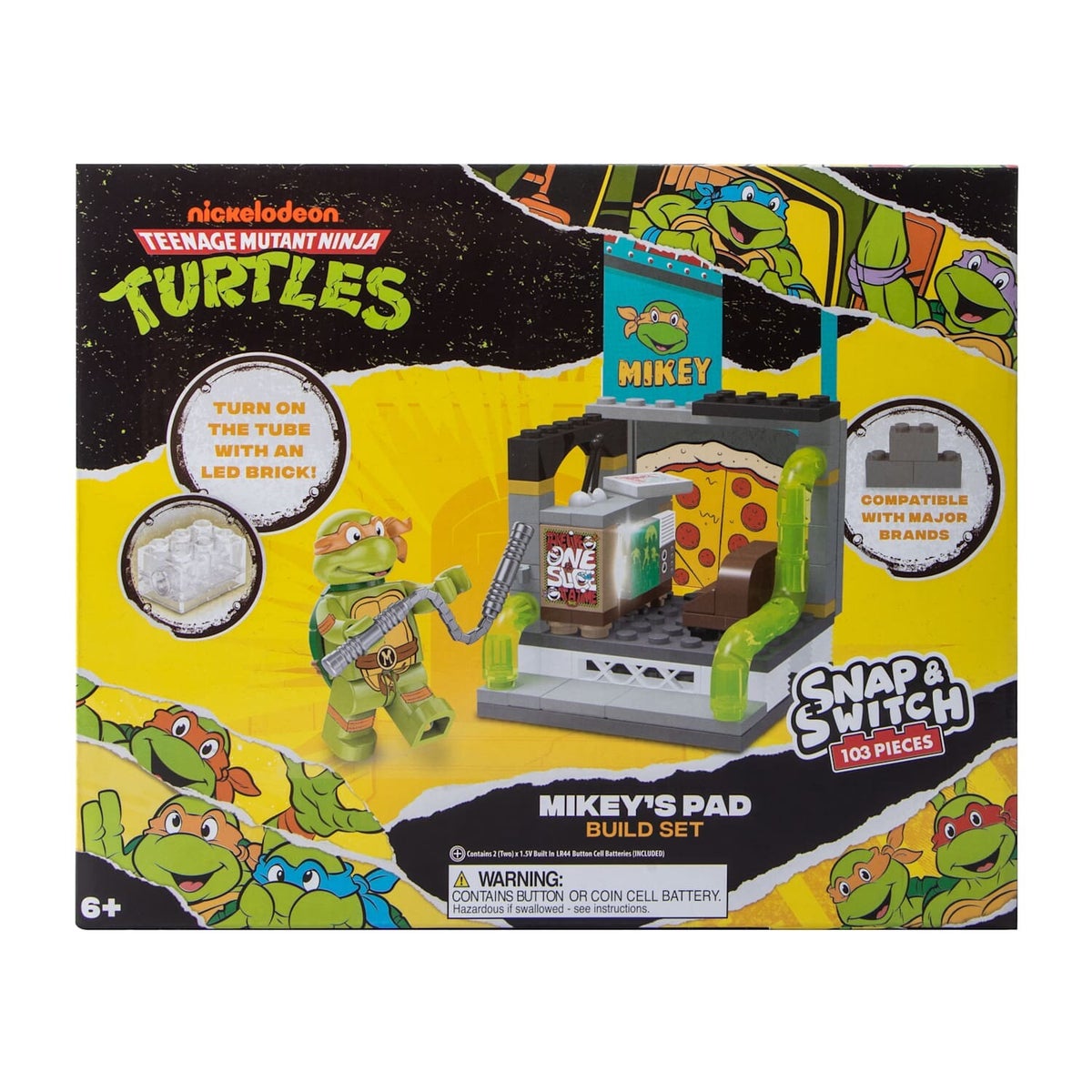 Mikey’s Pad Construction Set - Teenage Mutant Ninja Turtles | Learning ...
