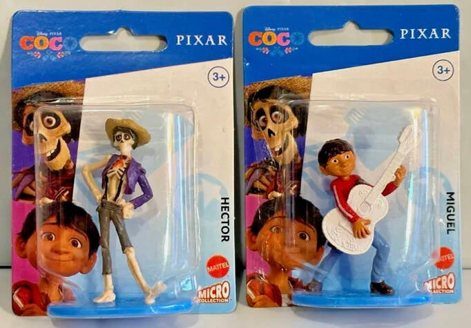 Disney Pixar Coco Mattel Micro Collection Toy Figures or Cake Toppers