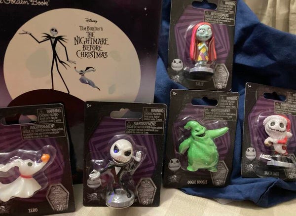 Nightmare Before Christmas toy figures or cake toppers