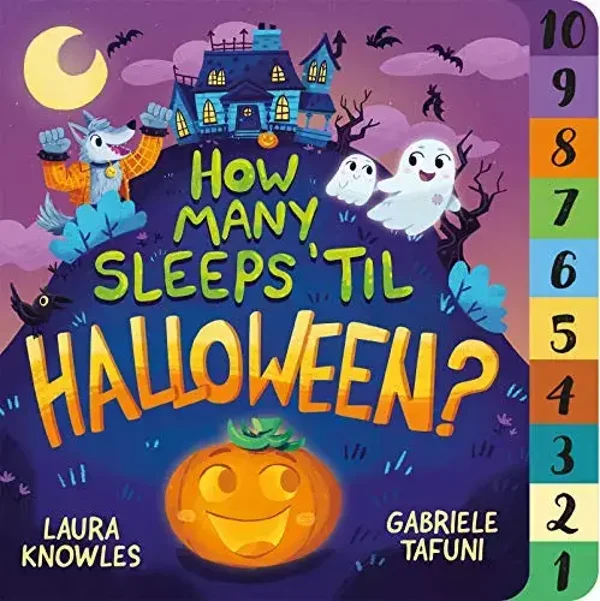How Many Sleeps 'Til Halloween? - a tabbed board book