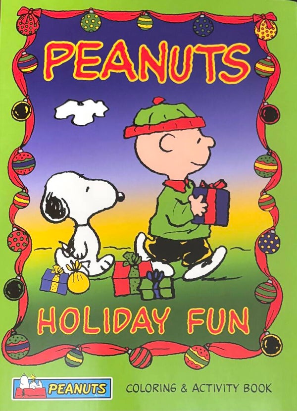 Peanuts Holiday Fun Coloring Activity Book