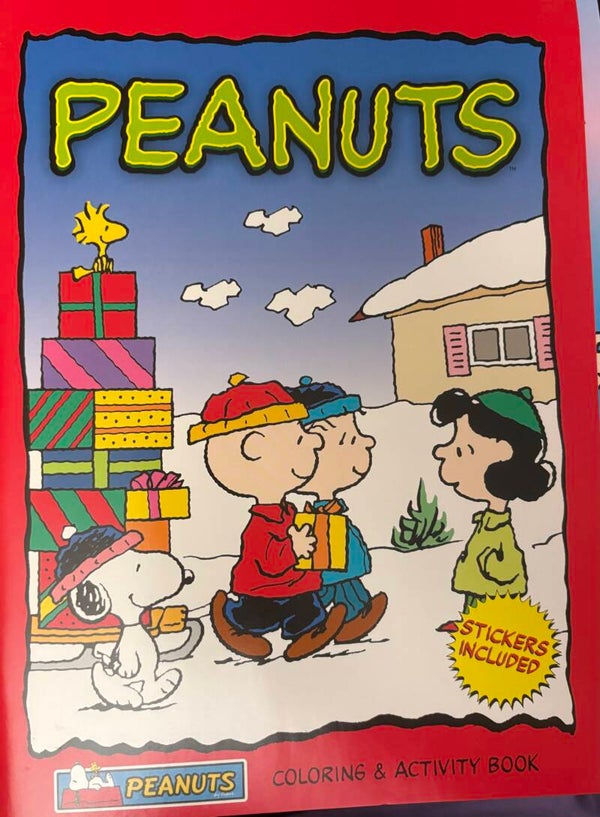 Peanuts Christmas Activity Book with stickers