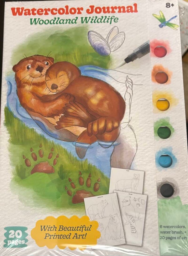 Watercolor Journal Set - Woodland Wildlife