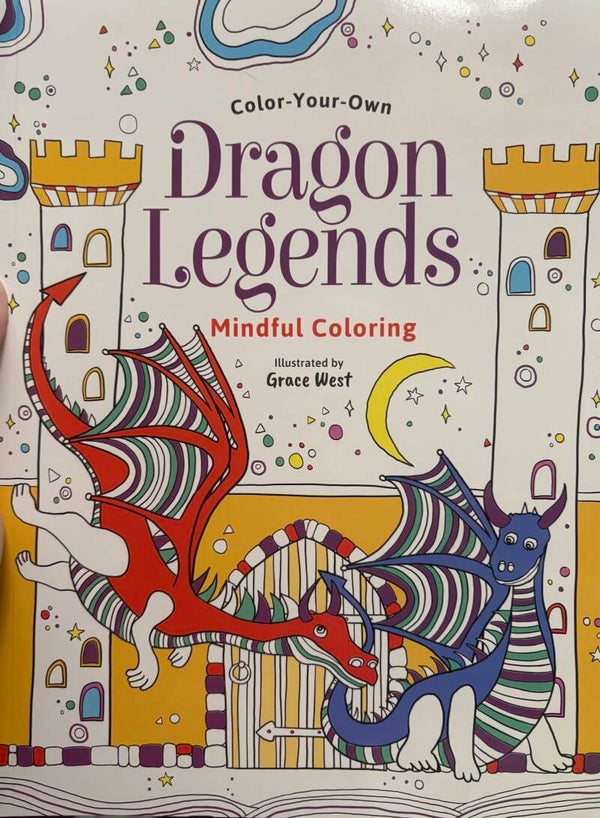 Color Your Own Dragon Legends Mindful Coloring Book