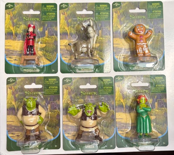 Shrek Mini Toy Figures or Cake Toppers (Universal)