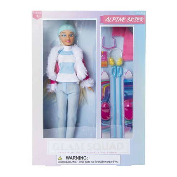 Alpine Skier Doll by Glam Squad (light skin)