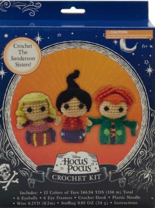 Disney Hocus Pocus Sanderson Sisters Crochet Kit