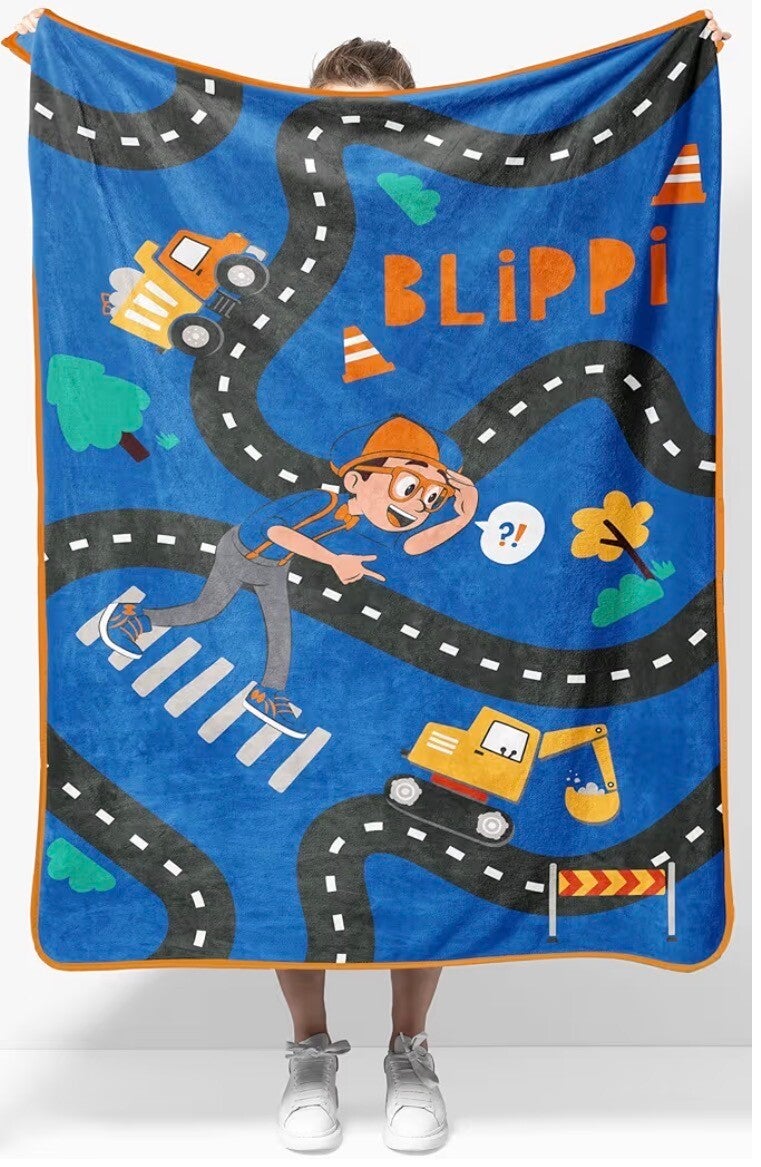 Blippi Fleece Throw Blanket