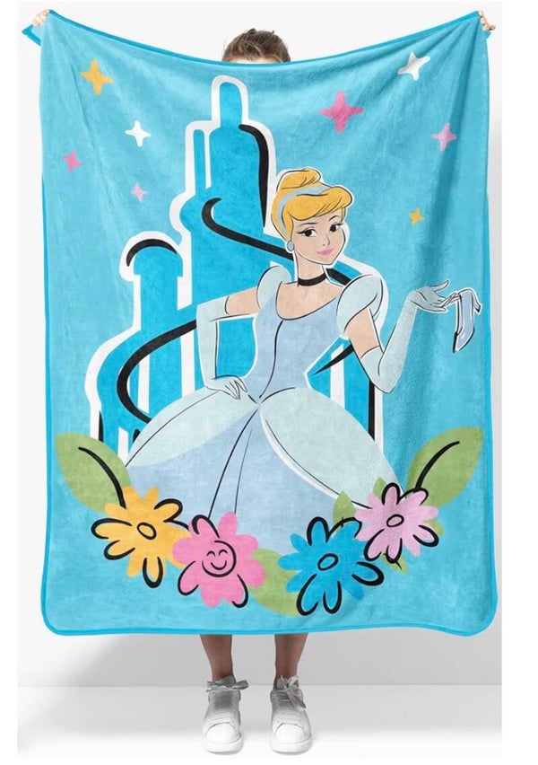 Disney Cinderella Fleece Throw Blanket