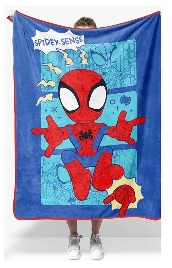Spider-Man Spidey Senses Fleece Throw Blanket