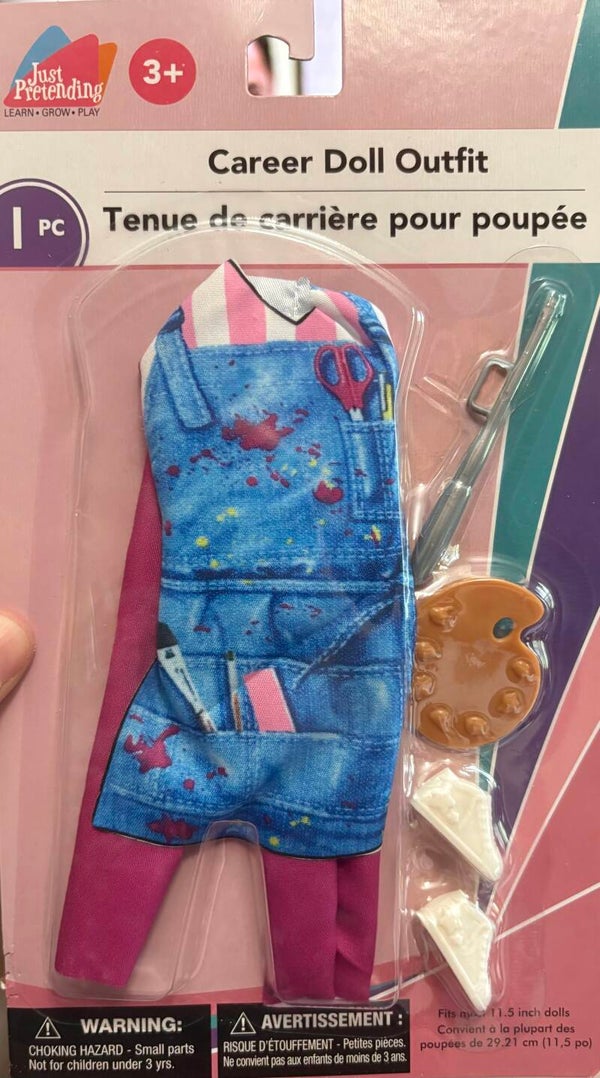 Career Doll Outfit - Artist or Painter