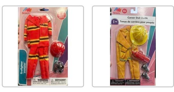 Career Doll Outfit - Firefighter
