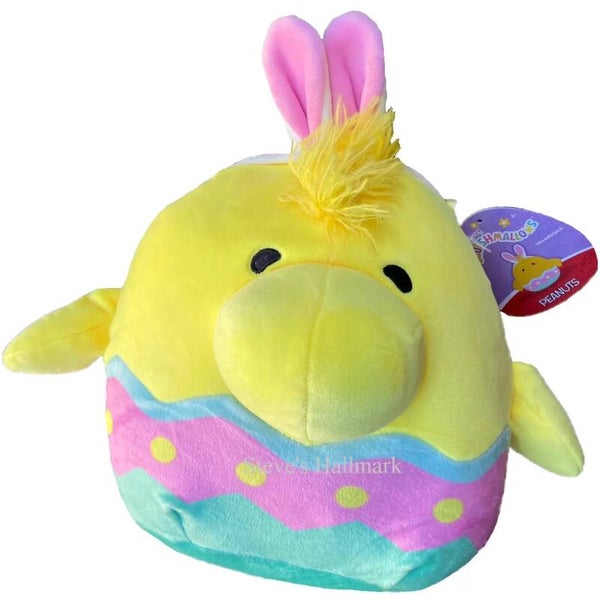 Squishmallows (Peanuts Squad) - Easter Egg Woodstock plush toy