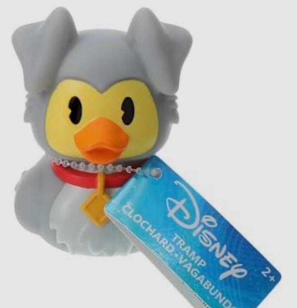 Disney Character Rubber Duck - Tramp the Mutt