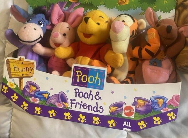 Set of Disney’s Winnie the Pooh and Friends Hand Holding plush toy