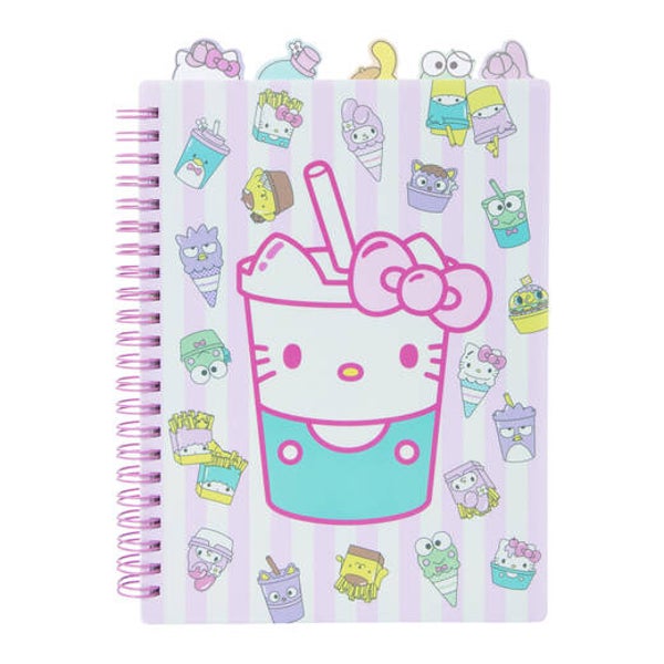 Hello Kitty™ & Friends striped Tab Journal Notebook