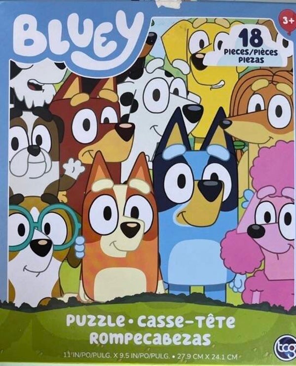 Jigsaw Puzzle (18 pieces) - Bluey Characters