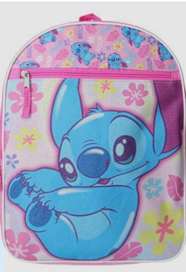 Disney Stitch Backpack - pink