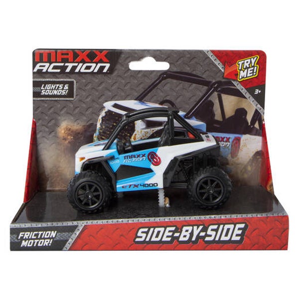 Maxx Action Friction Motor Vehicles with Lights & Sounds - Side-By-Side
