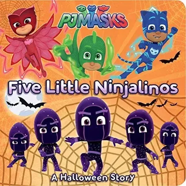 Five Little Ninjalinos: A Halloween Story (PJ Masks) board book