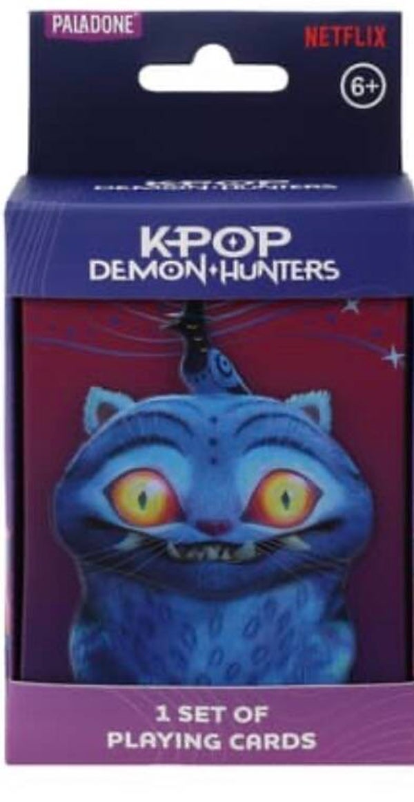 K-Pop Demon Hunters  playing cards with storage tin
