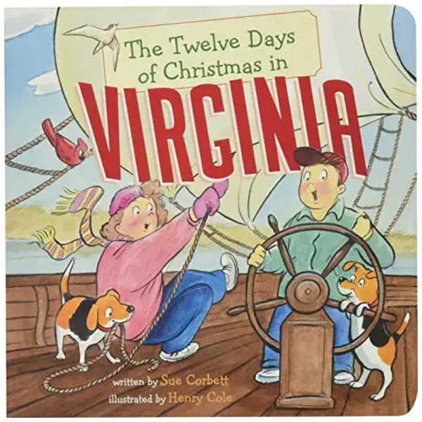 Twelve Days Of Christmas - Virginia board book