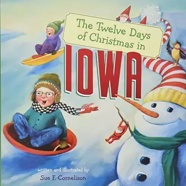 Twelve Days Of Christmas - Iowa board book