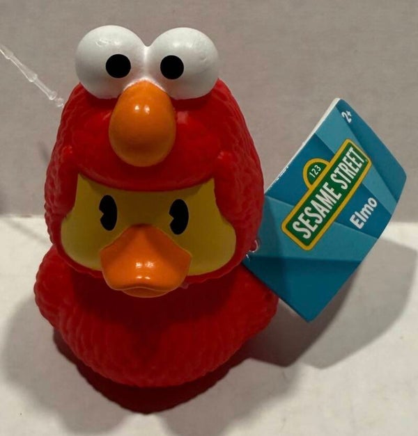 Sesame Street Character Rubber Duck - Elmo